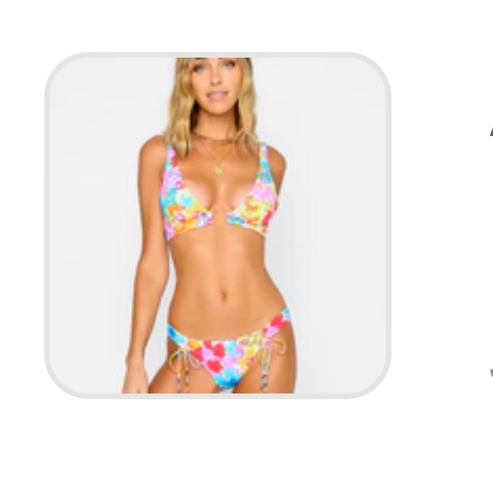 Beach Bunny Pink and Yellow Bikini